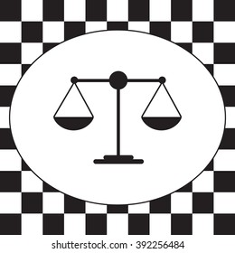 Scales balance icon