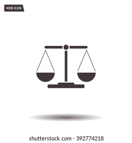 Scales balance icon