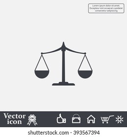 Scales balance icon