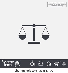 Scales balance icon