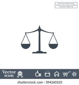 Scales balance icon