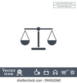 Scales balance icon