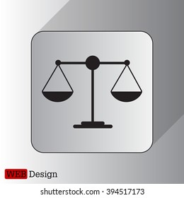Scales balance icon