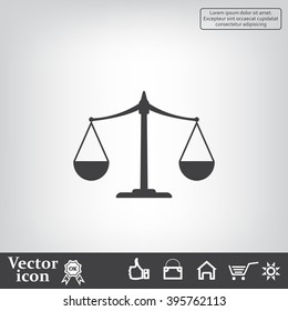 Scales balance icon