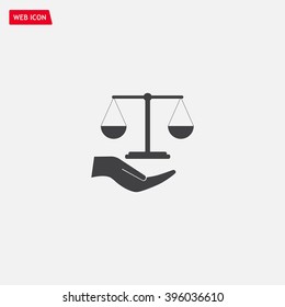 Scales balance icon