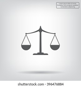 Scales balance icon