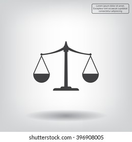 Scales balance icon