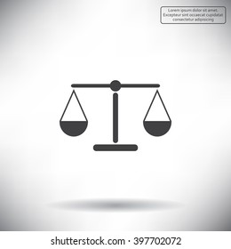 Scales balance icon