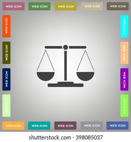 Scales balance icon