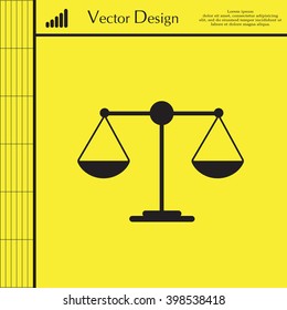 Scales balance icon