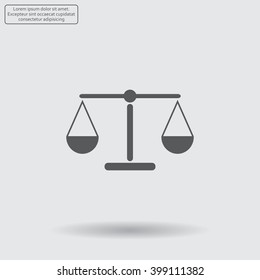Scales balance icon