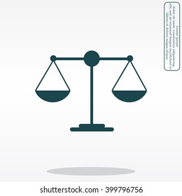 Scales balance icon