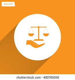 Scales balance icon