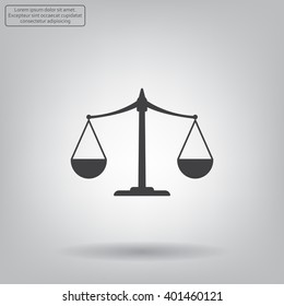 Scales balance icon