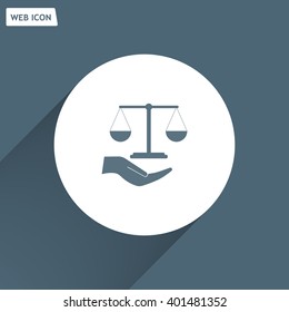Scales balance icon