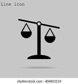 Scales balance icon