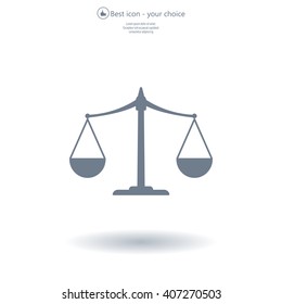 Scales balance icon