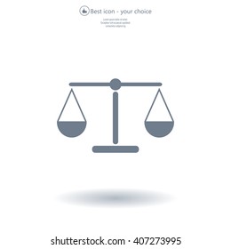 Scales balance icon