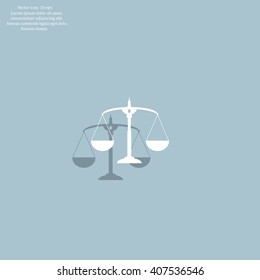 Scales balance icon