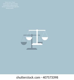Scales balance icon