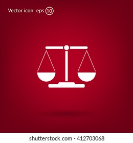 Scales balance icon