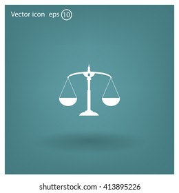 Scales balance icon