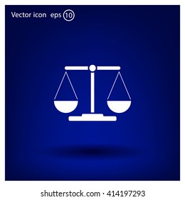 Scales balance icon