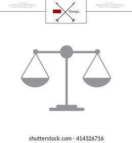 Scales balance icon