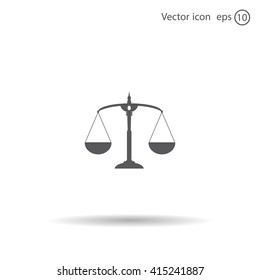 Scales balance icon