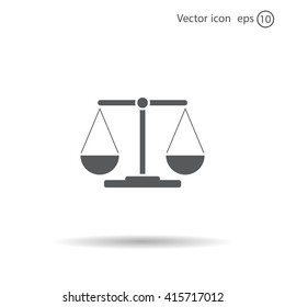 Scales balance icon