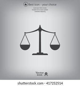 Scales balance icon