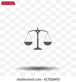 Scales balance icon