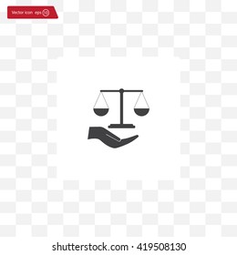 Scales balance icon