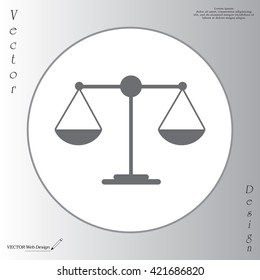 Scales balance icon