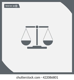 Scales balance icon