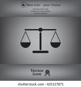 Scales balance icon