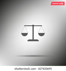 Scales balance icon