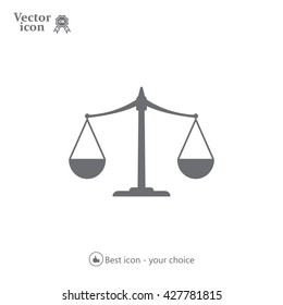 Scales balance icon