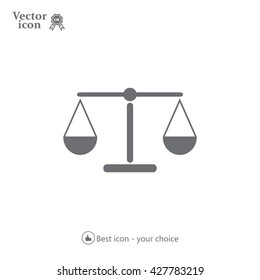 Scales balance icon