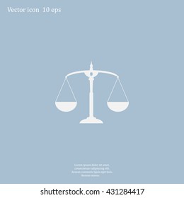 Scales balance icon