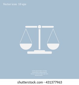 Scales balance icon