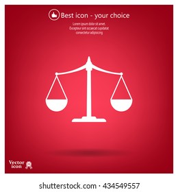 Scales balance icon