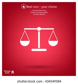 Scales balance icon