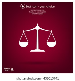 Scales balance icon
