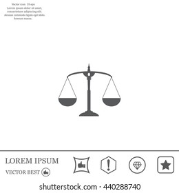 Scales balance icon
