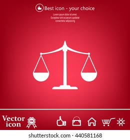 Scales balance icon
