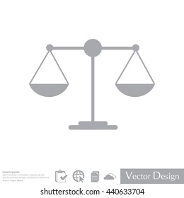 Scales balance icon