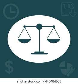 Scales balance icon
