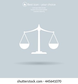 Scales balance icon
