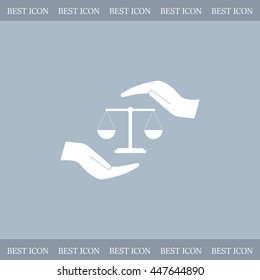 Scales balance icon